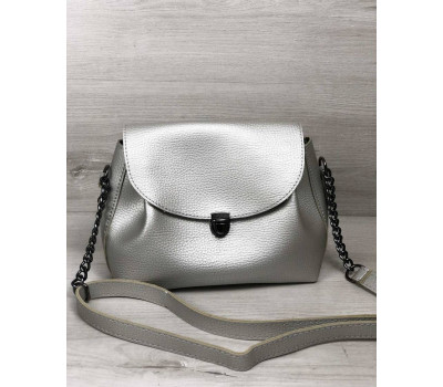 Молодіжна сумка Софі срібного кольору WeLassie