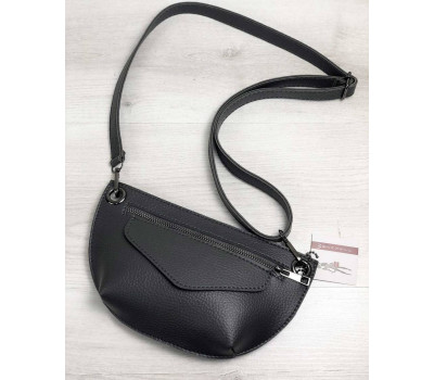 Жіноча сумка сумка на пояс - клатч Нана сірого кольору WeLassie