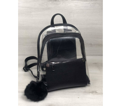 Рюкзак молодіжний Бонні силікон з чорним WeLassie