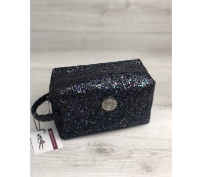 Косметичка WL з чорним блиском WeLassie