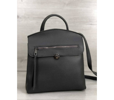 Молодіжний сумка-рюкзак Деніс сірого кольору WeLassie