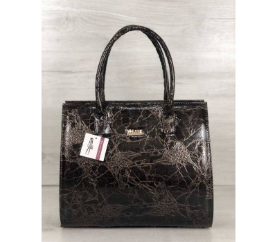 Женская сумка Бочонок мраморного цвета WeLassie