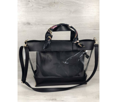 2в1 Молодіжна сумка Аміра чорного кольору WeLassie