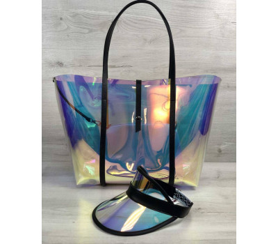 3в1 Молодіжна перламутрова силіконова сумка і кепка WeLassie