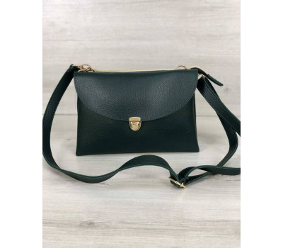 Молодіжна жіноча сумка Віола зеленого кольору WeLassie