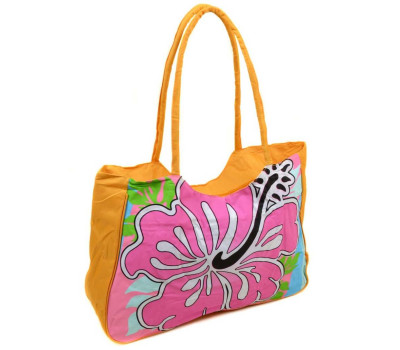 Сумка Жіноча Пляжна текстиль Podium /1331 yellow Podium