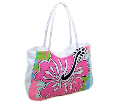 Сумка Жіноча Пляжна текстиль Podium /1331 white Podium