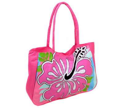Сумка Жіноча Пляжна текстиль Podium /1331 pink Podium
