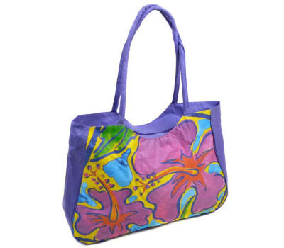 Сумка Жіноча Пляжна текстиль Podium /1330 purple Podium