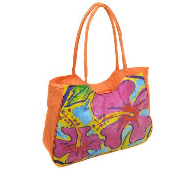 Сумка Жіноча Пляжна текстиль Podium /1330 orange Podium