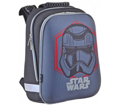 Шкільний каркасний рюкзак 1 Вересня 29х38х15 см 16 л для хлопчиків H-12 Star Wars (554597)
