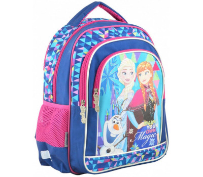 Шкільний рюкзак 1 Вересня 29х37х12 см 12 л для дівчаток S-22 Frozen (555269)