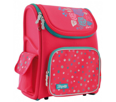 Шкільний каркасний рюкзак 1 Вересня 13 л для дівчаток H-17 «Lovely roses» (556331)