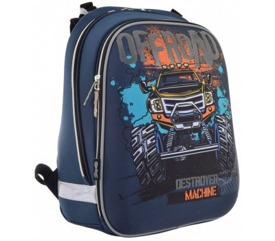 Шкільний каркасний рюкзак 1 Вересня H-12 «Off-road» 16,5 л (555938)