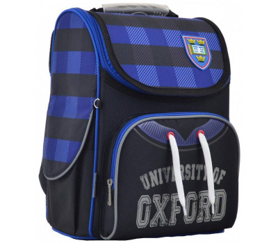 Шкільний каркасний рюкзак 1 Вересня 26х34х14 см 12 л для хлопчиків H-11 Oxford (555130)