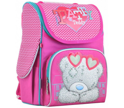 Шкільний каркасний рюкзак 1 Вересня 26х34х14 см 12 л для дівчаток H-11 MTY rose (555170)