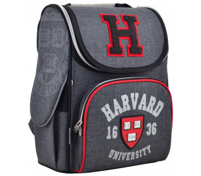 Шкільний каркасний рюкзак 1 Вересня 26х34х14 см 12 л для хлопчиків H-11 Harvard (555138)