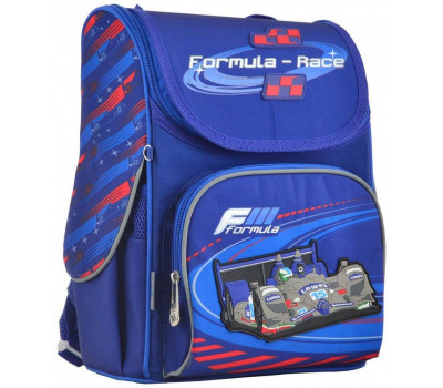 Шкільний каркасний рюкзак 1 Вересня 26х34х14 см 12 л для хлопчиків H-11 Formula-race (555142)