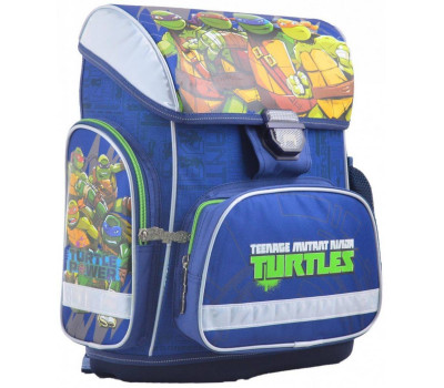Шкільний каркасний рюкзак 1 Вересня 30х40х16 см 19 л для хлопчиків H-26 Turtles (555084)