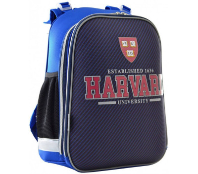 Шкільний каркасний рюкзак 1 Вересня 29х38х15 см 16 л для хлопчиків H-12-2 Harvard (554607)