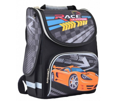 Шкільний каркасний рюкзак Smart 12 л для хлопчиків PG-11 «Race injection» (554559)