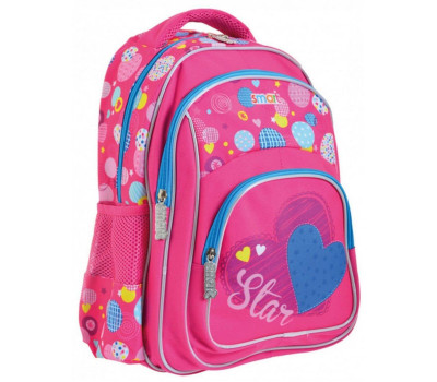 Шкільний рюкзак Smart 20 л для дівчаток ZZ-01 «Сolourful spots» (556807)