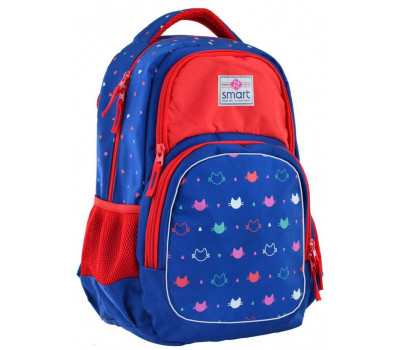 Шкільний рюкзак Smart 19 л для дівчаток SG-26 «Cute cats» (557067)