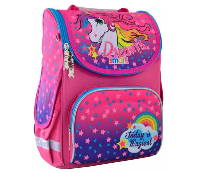 Шкільний каркасний рюкзак Smart 12 л для дівчаток PG-11 «Unicorn» (555902)