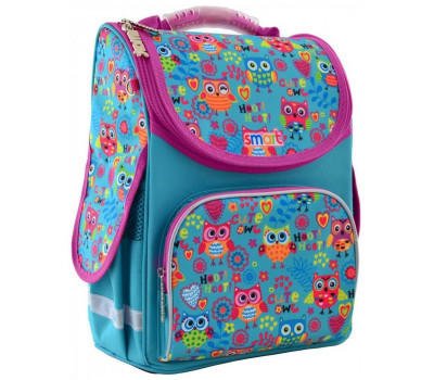Шкільний каркасний рюкзак Smart 12 л PG-11 «Funny owls» (555930)