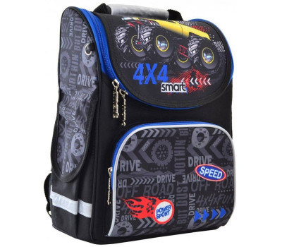 Шкільний каркасний рюкзак Smart PG-11 «Speed 4*4» 13 л (555999)