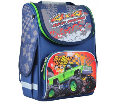 Шкільний каркасний рюкзак Smart 26х34х14 см 12 л для хлопчиків PG-11 Off-Road (554517)