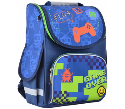 Шкільний каркасний рюкзак Smart 26х34х14 см 12 л для хлопчиків PG-11 Game over (554521)