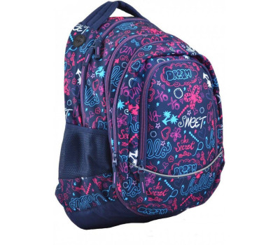 Шкільний рюкзак YES 32х49х16 см 23 л для дівчаток Т-40 Sweet (554808)