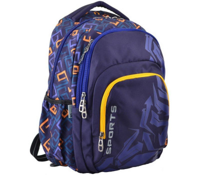 Шкільний рюкзак YES 32х43х14 см 19 л для хлопчиків T-53 Sport (554912)