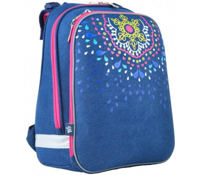 Шкільний каркасний рюкзак YES SCHOOL 29х38х15 см 16 л для дівчаток H-12 Mandala (554583)