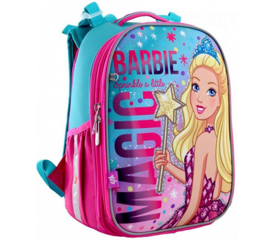Шкільний каркасний ранець YES 15 л H-25 «Barbie» (556177)