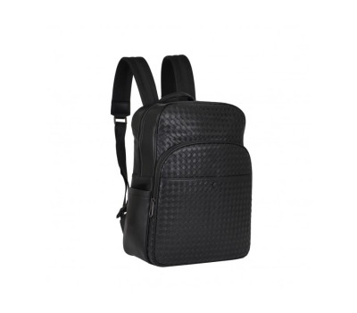 Чорний шкіряний чоловічий рюкзак Tiding Bag B3-8603A