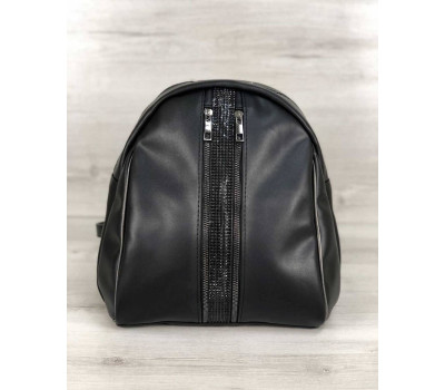 Стильный молодежный рюкзак Юна черного цвета WeLassie