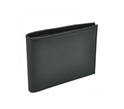 Чорне шкіряне чоловіче портмоне Tiding Bag SM4-005A