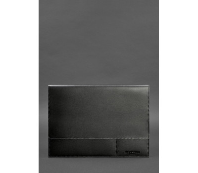 Шкіряна папка для документів А4 (на магнітах) чорна - BN-DC-1-g BlankNote