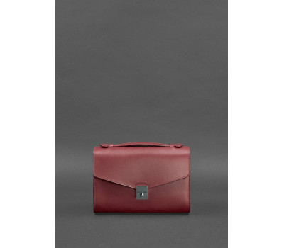 Жіноча шкіряна сумка-кроссбоді Lola бордова - BN-BAG-35-vin BlankNote