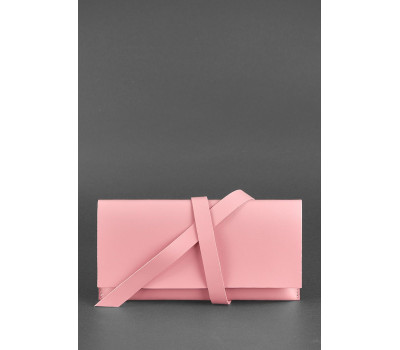 Шкіряний жіночий тревел-кейс Voyager 1.0 Рожевий - BN-TK-1-pink-peach BlankNote