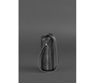 Шкіряна ключниця 3.0 Тубус чорна - BN-KL-3-onix BlankNote