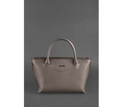 Жіноча шкіряна сумка Midi темно-бежева - BN-BAG-24-beige BlankNote