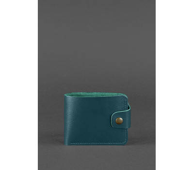 Жіноче шкіряне портмоне 4.3 зелене - BN-PM-4-3-malachite BlankNote