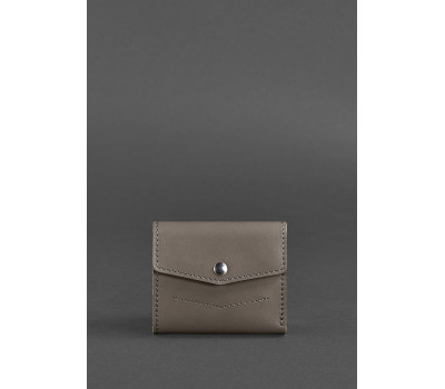 Жіночий шкіряний гаманець 2.1 темно-бежевий - BN-W-2-1-beige BlankNote
