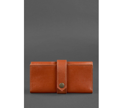 Шкіряне жіноче портмоне 3.0 світло-коричневе - BN-PM-3-k BlankNote