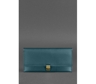 Шкіряний жіночий тревел-кейс Journey 2.0 зелений - BN-TK-2-malachite BlankNote