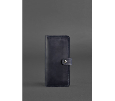 Шкіряне жіноче портмоне 7.0 синє - BN-PM-7-nn BlankNote