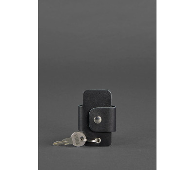 Шкіряна ключниця смарт-кейс 4.0 чорна - BN-KL-4-g BlankNote